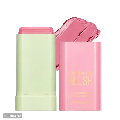 Warm Blush Multi-Use Blusher Solid Stick Moisturizing Blusher on Cheek Multi-use and Waterproof Face Makeup Tool-thumb0