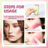 Warm Blush Multi-Use Blusher Solid Stick Moisturizing Blusher on Cheek Multi-use and Waterproof Face Makeup Tool-thumb3