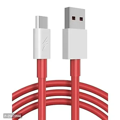 AIRMOBI Type-C USB Cable for Xiaomi Poco F2 Pro, Xiaomi Poco F 2 Pro Type C 3Amp 100cm Fast Charge Cable Black|USB to Type C|Supports Upto 22.5W Fast Charging -A1G6, RED