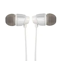 in-Ear Wired Headphones with Mic for Samsung M110S Galaxy S, M 110 S Wired in Ear Headphones with Mic, Pure Bass Sound, One Button Multi-Function Remote-DV(A1G3)-thumb2