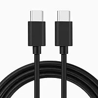 AIRMOBI Type C to Type C USB Cable for Realme C35,Realme 9i,Realme GT2 Pro,Realme GT2,Realme Q3t,Realme GT Neo2T,Realme Q3s USB Type-C to Type-C PD cable - A1G2,BLK-thumb1