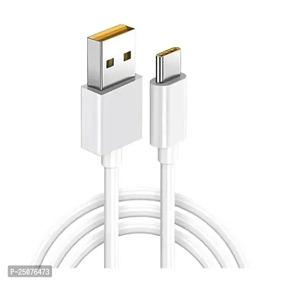 superfast charging cable for vivo X80, vivo X 80 USB Cable | Charging  Sync Data Cable | Rapid Quick Dash Fast Charging Cable| Type C to USB-A Cable -A1G12, White