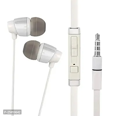 in-Ear Wired Headphones with Mic for Samsung U380 Brightside Wired in Ear Headphones with Mic, Pure Bass Sound, One Button Multi-Function Remote-DV(A1G3)-thumb2