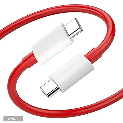 AIRMOBI USB-C to USB-C PVC 3.3 Feet Cable For Oppoo Reno4 Pro 5G, Oppoo Reno 4 Pro 5G Fast charging Type C Cable, for i- Phone 15 Series USB-C Devices, Tough and Durable, 60W PD- A1G9,RED