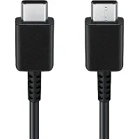 AIRMOBI Type-C to Type-C Charging Cable For Oppoo F21 Pro, Oppoo F 21 Pro Type-C to Type-C Charging and 480 Mpbs Data Sync Cable with Chip- A1G6,BLK-thumb2