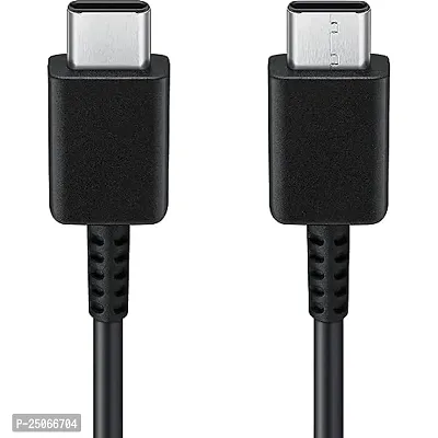 AIRMOBI Type-C to Type-C Charging Cable For Oppoo F21 Pro, Oppoo F 21 Pro Type-C to Type-C Charging and 480 Mpbs Data Sync Cable with Chip- A1G6,BLK-thumb3