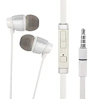 in-Ear Headphones Earphones for vivo iQOO U3, vivo iQOO U 3 Handsfree | Headset | Universal Headphone | Wired | MIC | Music | 3.5mm Jack | Calling Function | Earbuds DV(A1G2)-thumb1