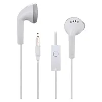 Wired in Ear Earphones with Mic for Samsung W850, W 850 in Ear Wired Earphones with Mic, 1.2 Metre Cable, Metallic Design, 10mm Drivers, in Line Mic  Volume Controller -YS,A1G2-thumb1