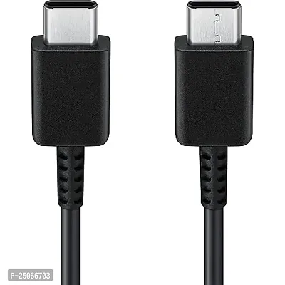 AIRMOBI USB-C to USB-C PVC 3.3 Feet Cable For Infinix Note 10 Pro, Infinix Note Ten Pro Fast charging Type C Cable, for i- Phone 15 Series USB-C Devices, Tough and Durable, 60W PD- A1G9,BLK-thumb3