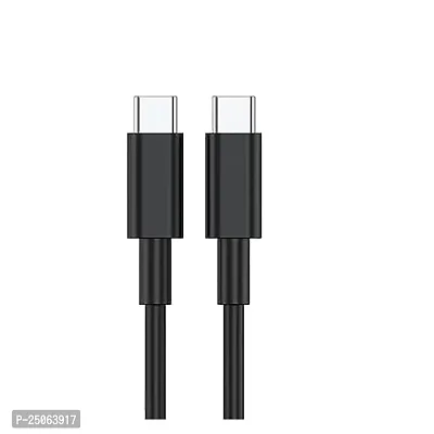 AIRMOBI Unbreakable 60W / 3A Fast Charging Cable For Sam-sung Galaxy A22 5G, Sam-sung Galaxy A 22 5G Type C to Type C Cable for Smartphones, Tablets PD Technology, 480Mbps Data Sync- A1G1,BLK