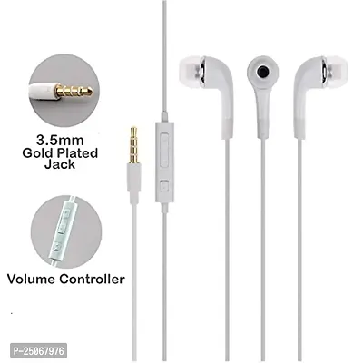 in-Ear Wired Headphones with Mic for Samsung Galaxy Fold Wired in Ear Headphones with Mic, Pure Bass Sound, One Button Multi-Function Remote-YR (A1G1)-thumb2