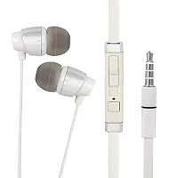 in-Ear Wired Headphones with Mic for Oppo F5 Youth, F5YOUTH Wired in Ear Headphones with Mic, Pure Bass Sound, One Button Multi-Function Remote-DV(A1G3)-thumb1