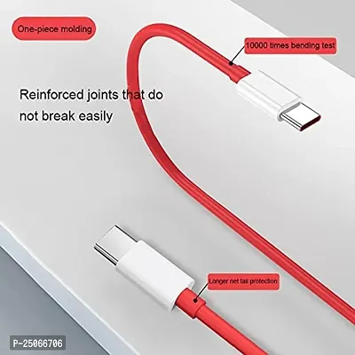 AIRMOBI USB Type C To Type C 4A (60W) Sync  Fast Charging Cable For Huawei nova 9, Huawei nova Nine Supports Power Delivery (PD) With Rapid Data Transmission- A1G2,RED-thumb5