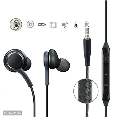 in-Ear Headphones Earphones for Motorola Moto G9 Handsfree | Headset | Universal Headphone | Wired | MIC | Music | 3.5mm Jack | Calling Function | Earbuds (A1G3)-thumb2