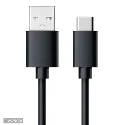 AIRMOBI Type-C USB Cable for Oppoo A56 5G, Oppoo A 56 5G Type C 3Amp 100cm Fast Charge Cable Black|USB to Type C|Supports Upto 22.5W Fast Charging -A1G6,BLACK