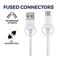 65W Type-C USB Cable for vivo iQOO 11 Pro, vivo iQOO Eleven Pro Charging Cable Original Like Fast Charger Cable | Dash Warp Dart Flash Super Vooc Data Cable -A1G3, White-thumb4