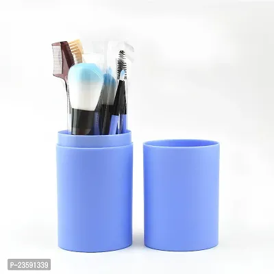 Soft Makeup Brushes Applicator Set With Box For Eye  Face Makeup (Pack of 12) Blue-thumb4