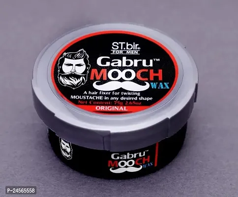 Gabru Mooch  Beard Wax Long Lasting Hair Wax  (75 g)-thumb0