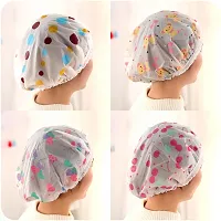 Fashion Waterproof Shower Cap Fashion Girl Bathing Hat Hair Salon Cap(Pack of 1)-thumb1