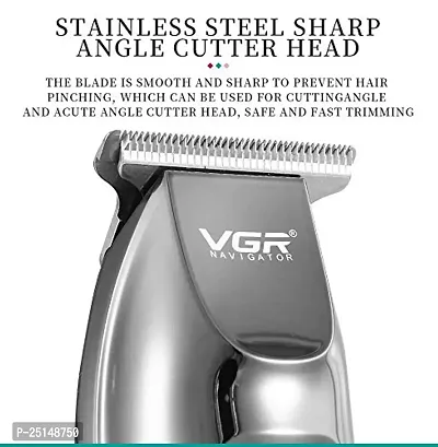 VGR V-070 Professional Hair Trimmer Runtime: 120 min Trimmer for Men (Black)-thumb3