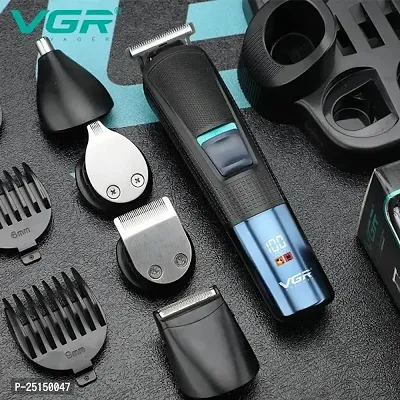 The blade of the men's hair trimmer is made of excellent stainless steel, giving you a more accurate, smooth, and effective trim. You may effortlessly change the length of the ...-thumb0
