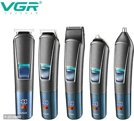 The blade of the men's hair trimmer is made of excellent stainless steel, giving you a more accurate, smooth, and effective trim. You may effortlessly change the length of the ...-thumb3