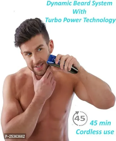Nova NHT 1071 Titanium Coated USB Trimmer for Men (Black/Blue) At NykaaMan, Products Handpicked for Men Grab the new Dura Power Titanium Coated high precision cordless trimmer Nova NHT 1071 that come-thumb3