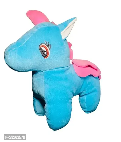 Stylish Unicorn Horse Fluffy Toy Soft Toy  for Kids-thumb0