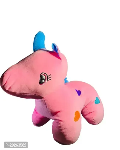 Stylish Unicorn Horse Fluffy Toy Soft Toy  for Kids-thumb0