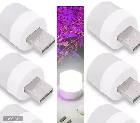 ortable car Bulb, Indoor, Outdoor, Reading, White Light LED Night Light Mini USBLED Light (Pack of 6)-thumb0