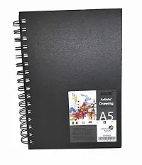 Brustro Artists Sketch Book Wiro Bound A5 Size (14.8 CM x 21 CM), 116 Pages,160 GSM (Acid Free)-thumb3