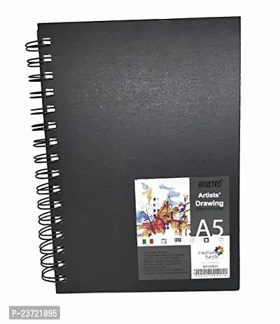 Brustro Artists Sketch Book Wiro Bound A5 Size (14.8 CM x 21 CM), 116 Pages,160 GSM (Acid Free)-thumb4