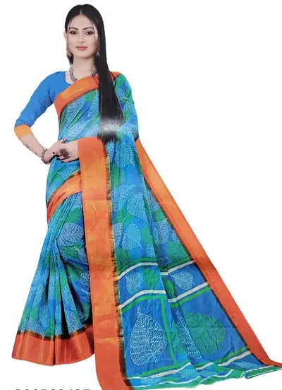 Stylish Silk Saree with Blouse piece For Women