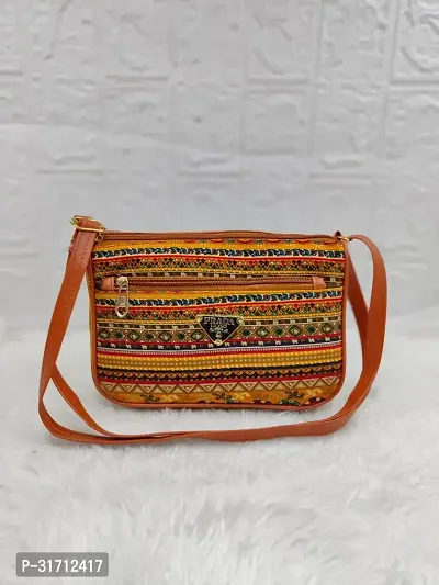 Stylish Multicoloured PU Sling Bags For Women