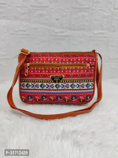 Stylish Multicoloured PU Sling Bags For Women