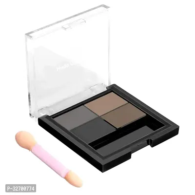 The Elan Beaute 4 in 1 Eyebrow Powder Cake for Girl 's with Angled Eyebrow Sponge Brush-thumb0