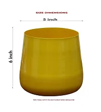 Desktop Planter Home Indoor Outdoor Plant Container 5 6inch yellow-thumb1