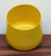 Desktop Planter Home Indoor Outdoor Plant Container 5 6inch yellow-thumb3