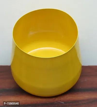 Desktop Planter Home Indoor Outdoor Plant Container 5 6inch yellow-thumb4