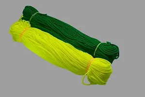 Premium Quality Pushpa Creation Soft Macrame Cord Green And Lime Green-thumb1