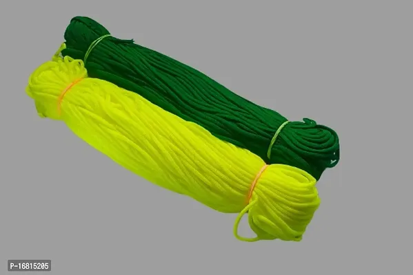 Premium Quality Pushpa Creation Soft Macrame Cord Green And Lime Green-thumb2