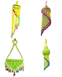 PCA Rainbow Plastic Green Colour Big Hole Beads 12mm for Making Macrame Jhula, Macrame Toran, Macrame Jhumar, Bracelate, Necklace, Macking Other Crafting Designs 100 Qty-thumb2