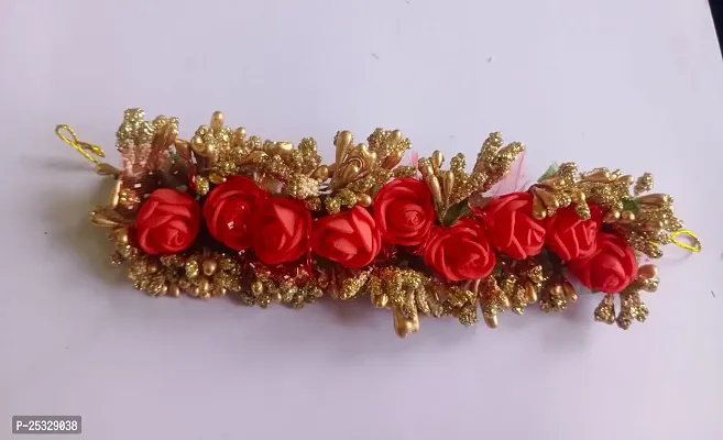 New Artificial Flower Gajra Juda/Accessories Bun For Women, Grils,-thumb3