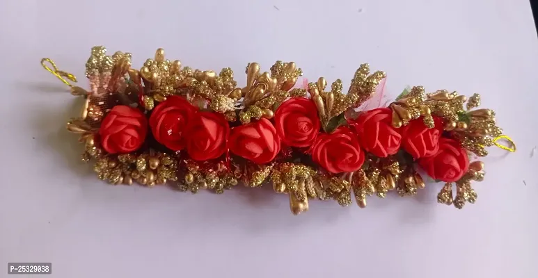 New Artificial Flower Gajra Juda/Accessories Bun For Women, Grils,-thumb2