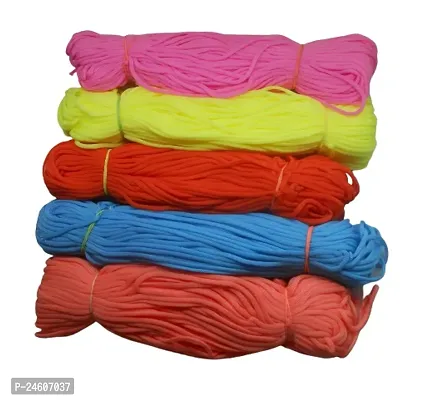 Macrame Threads /cord 4mm 5 colour set for Making of Macrame wall Hanging and Other Macrame Project