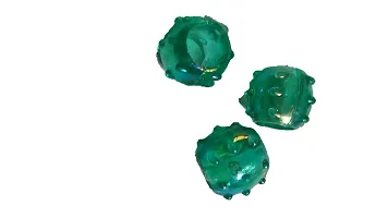 PCA Rainbow Plastic Green Colour Big Hole Beads 12mm for Making Macrame Jhula, Macrame Toran, Macrame Jhumar, Bracelate, Necklace, Macking Other Crafting Designs 100 Qty-thumb1