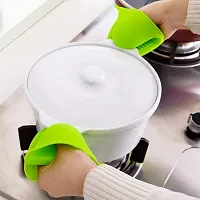 Silicone Heat Resistant Cooking Potholder for Kitchen Cooking  Baking-thumb2