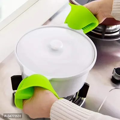 Silicone Heat Resistant Cooking Potholder for Kitchen Cooking  Baking-thumb3