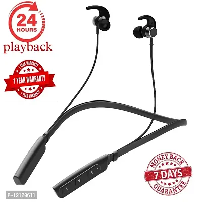 Yogdhara Rockerz 235V2 N Wireless Headset with ASAP Charge Technology  In-line Mic - Black-thumb0