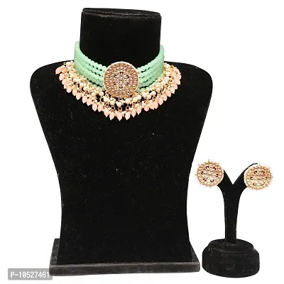 Trendy Women kundan necklace set-thumb0